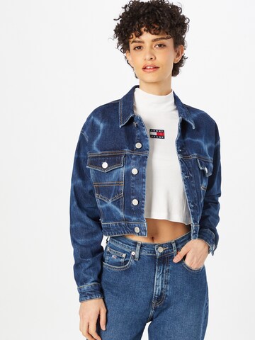 Tommy Jeans Übergangsjacke in Blau: predná strana