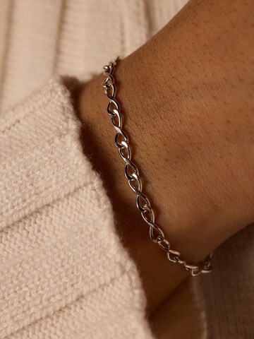 Bracelet 'Basic' Lucardi en argent : devant