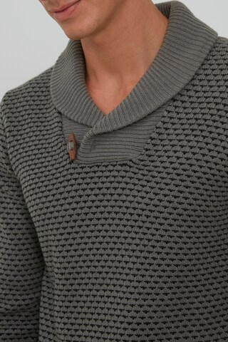 INDICODE JEANS Strickpullover 'COPENT' in Grau