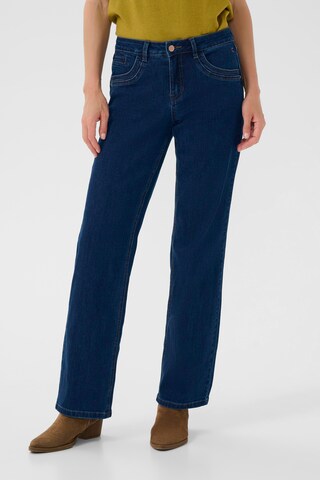 Cream Regular Jeans in Blauw: voorkant