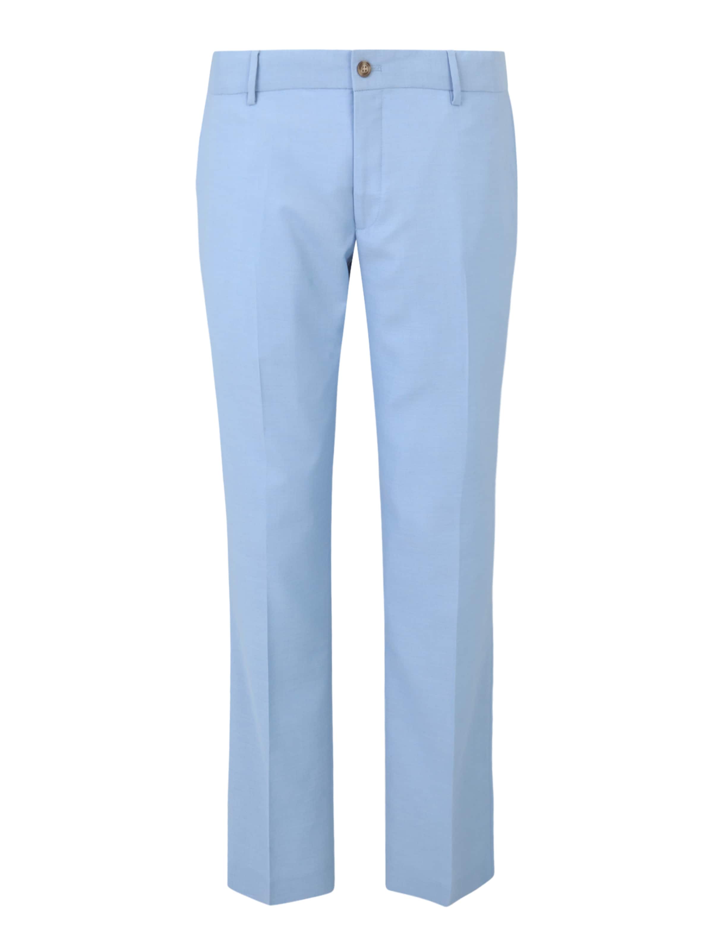 Jack & Jones Plus Slimfit Ráncos nadrág 'JPRSOLARIS' - kék: elől