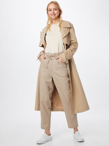 ESPRIT Loosefit Kalhoty – béžová