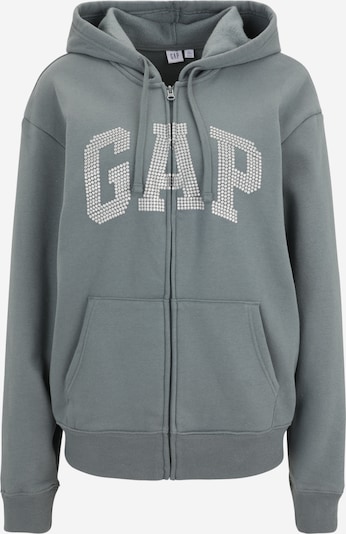 Gap Tall Gornji dio trenirke 'HERITAGE' u siva / bijela, Pregled proizvoda