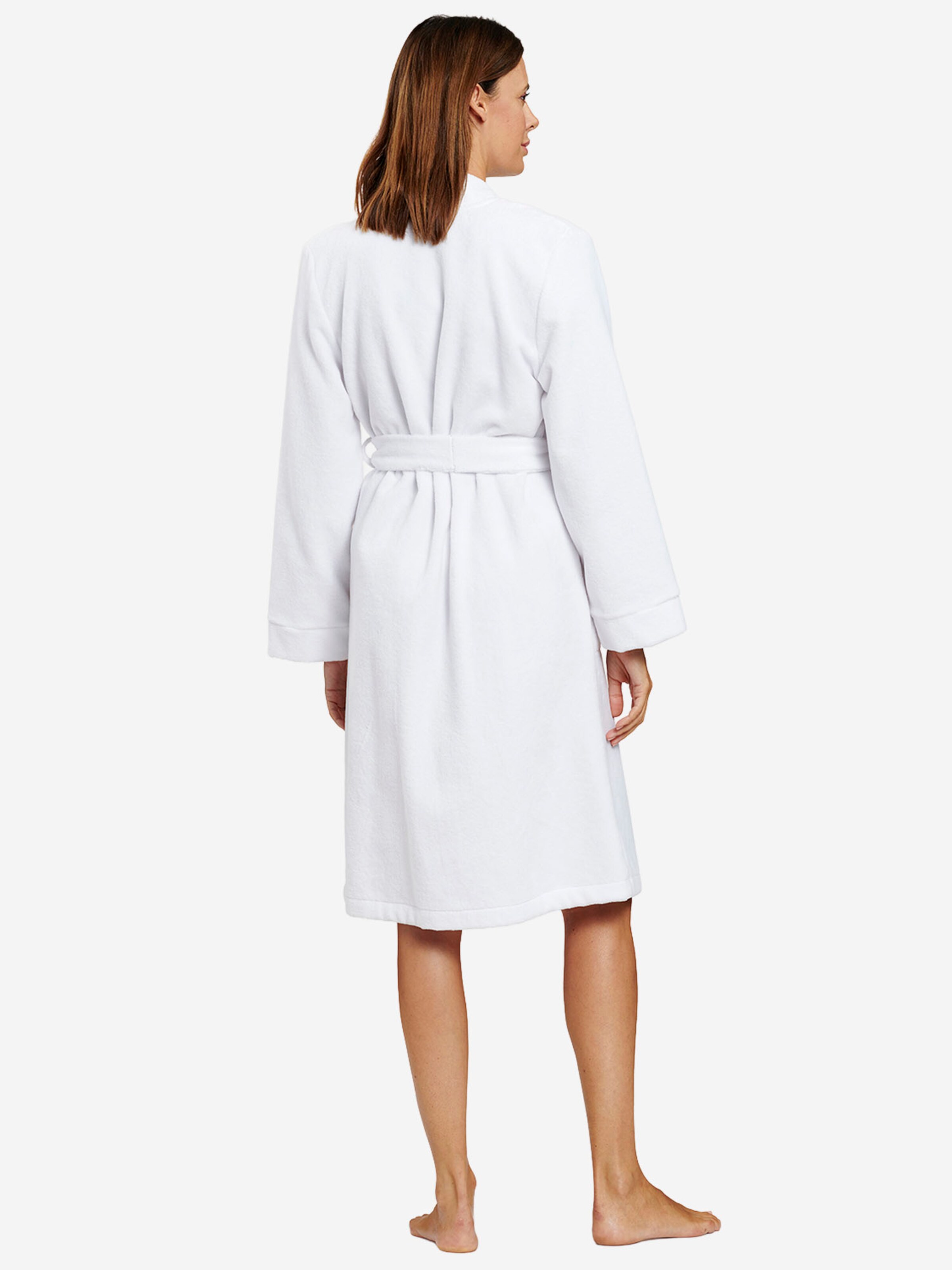 FÉRAUD PARIS Short Bathrobe ' Spa ' in White