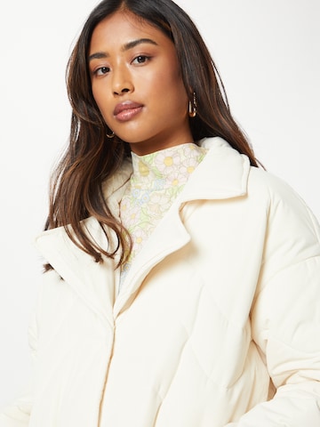 Monki Between-Season Jacket in White