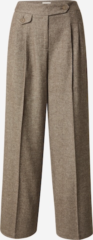 ABOUT YOU x Marie von Behrens regular Παντελόνι με τσάκιση σε μπεζ: μπροστά