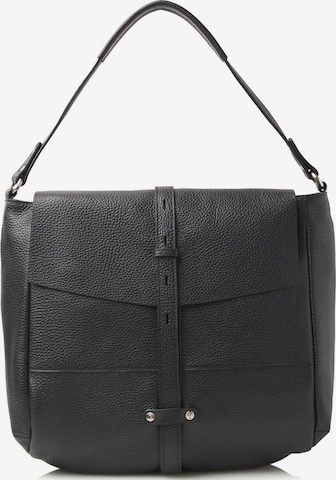 Castelijn & Beerens Shoulder Bag 'Babette Gesso' in Black: front