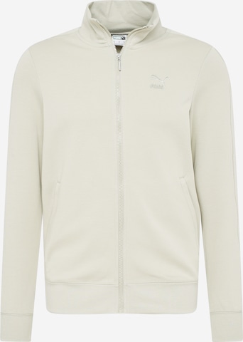 PUMA Sweat jacket 'T7' in Grey: front