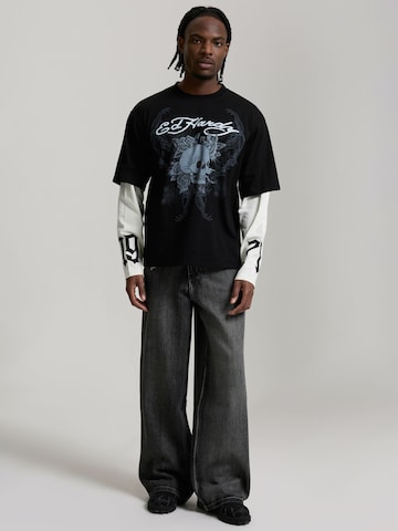 Ed Hardy - Camiseta '1971 Skull' en negro
