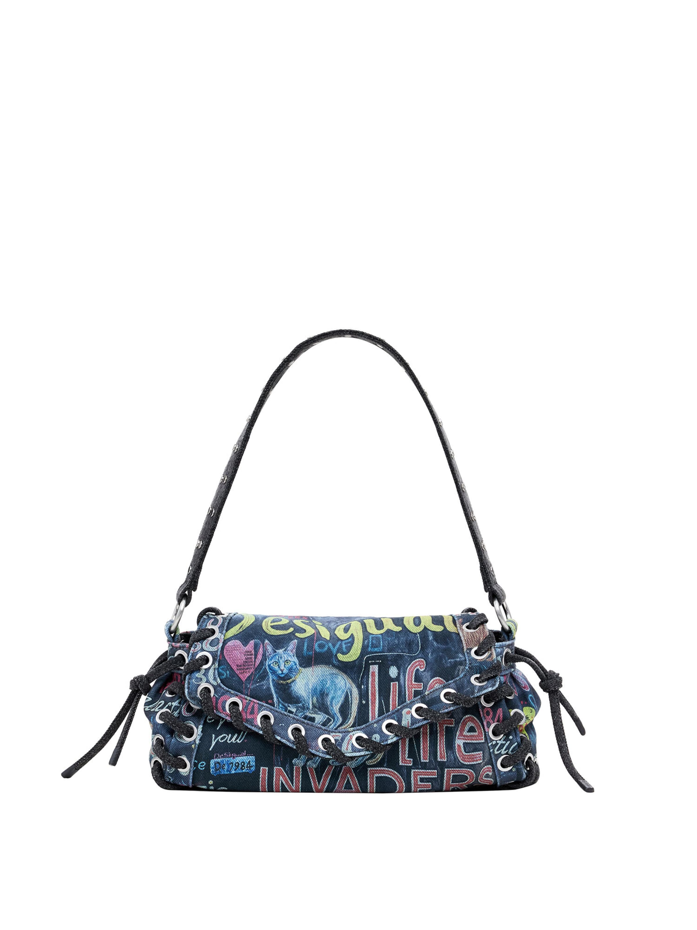 jauktas krāsas Desigual Pleca soma: no priekšpuses