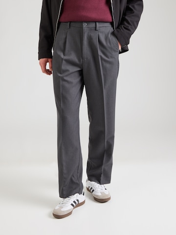 Only & Sons Loosefit Veckad byxa 'ONSMIRO' i grå: framsida