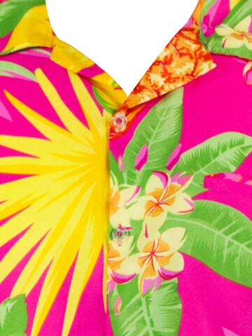 King Kameha Shirt 'Pineapple' in Pink