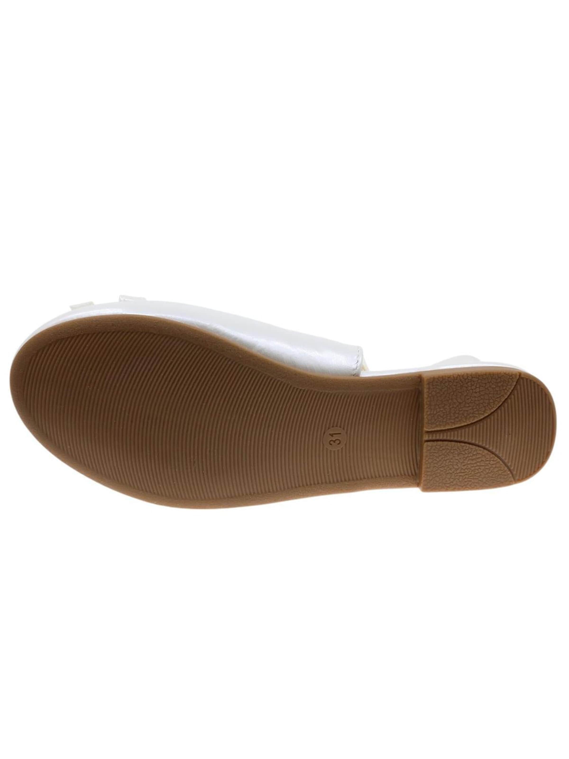Beppi Ballet Flats in White