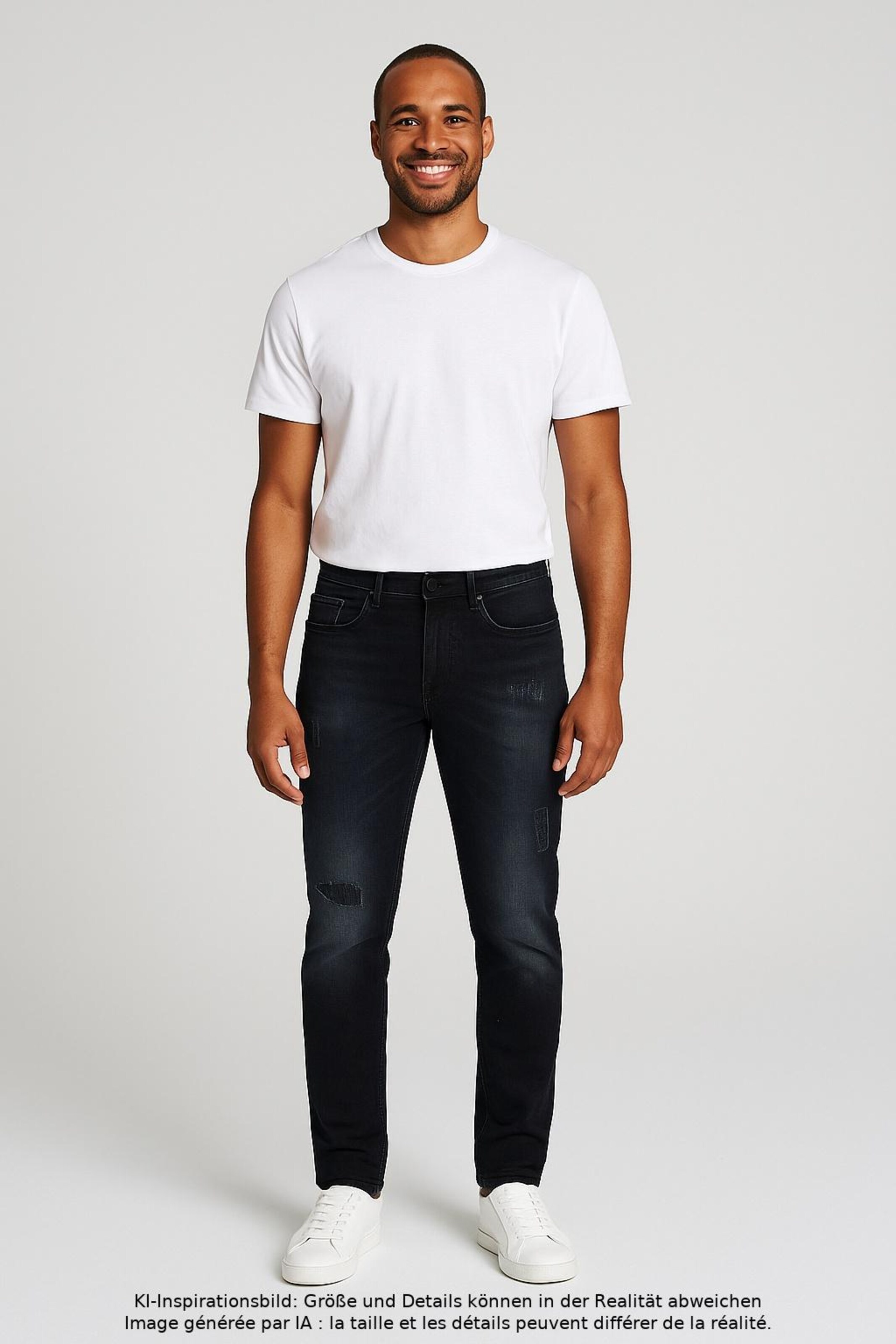 BOSS Black Jeans 36 in Blau: Vorderseite