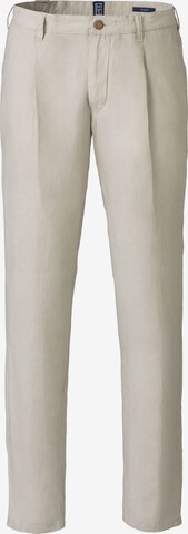 Coupe slim Pantalon chino MEYER en beige : devant