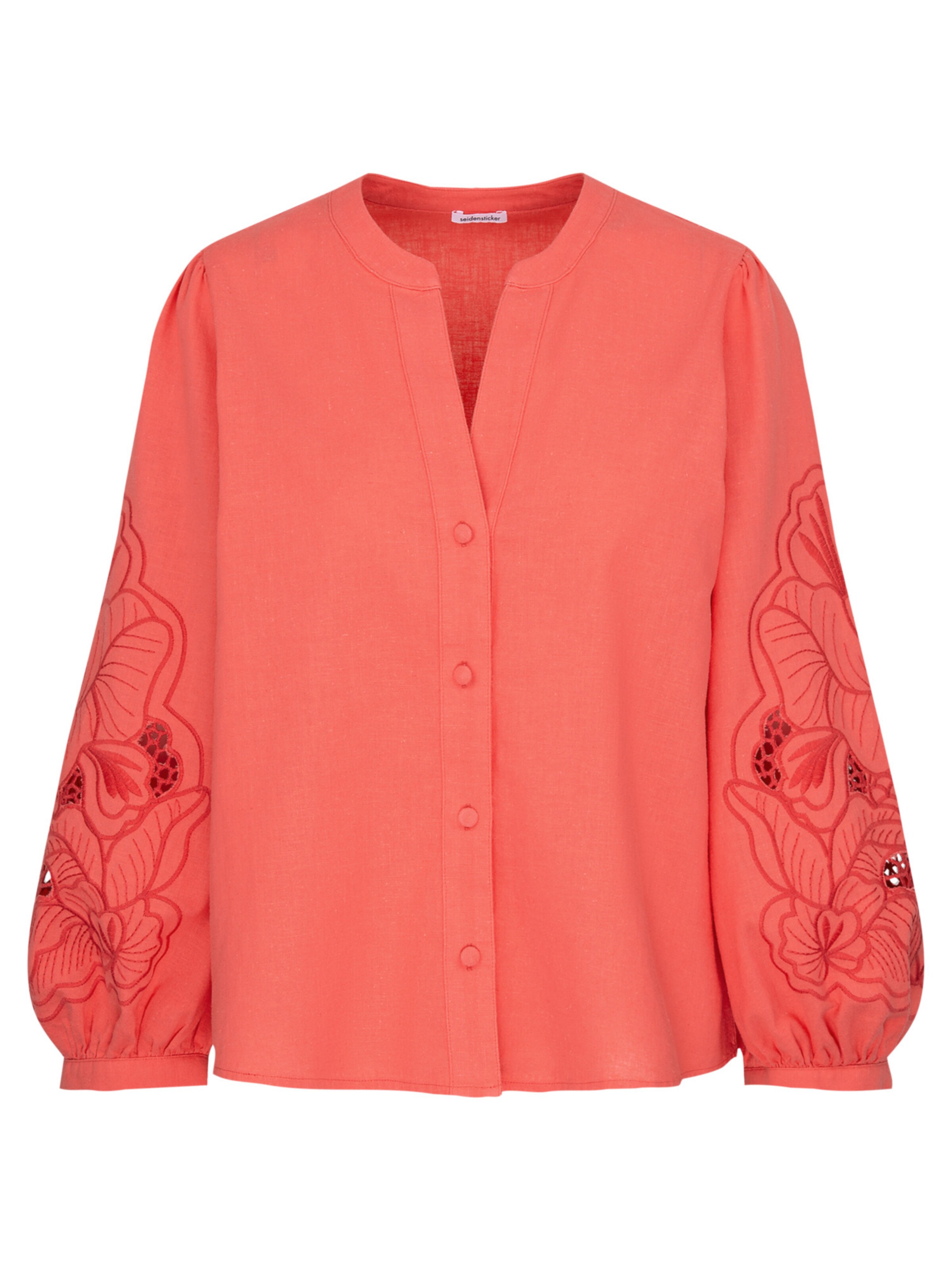 Chemisier 'Curvy' SEIDENSTICKER en orange : devant