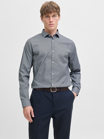 Coupe regular Chemise 'JPRBLABLACKPOOL' JACK & JONES en bleu : devant