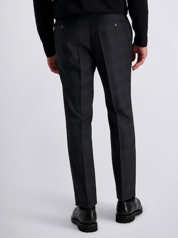 PIERRE CARDIN Regular Trousers with creases 'Ryan' in Grey