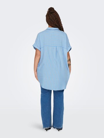 Chemisier 'CARPENNA' ONLY Carmakoma en bleu