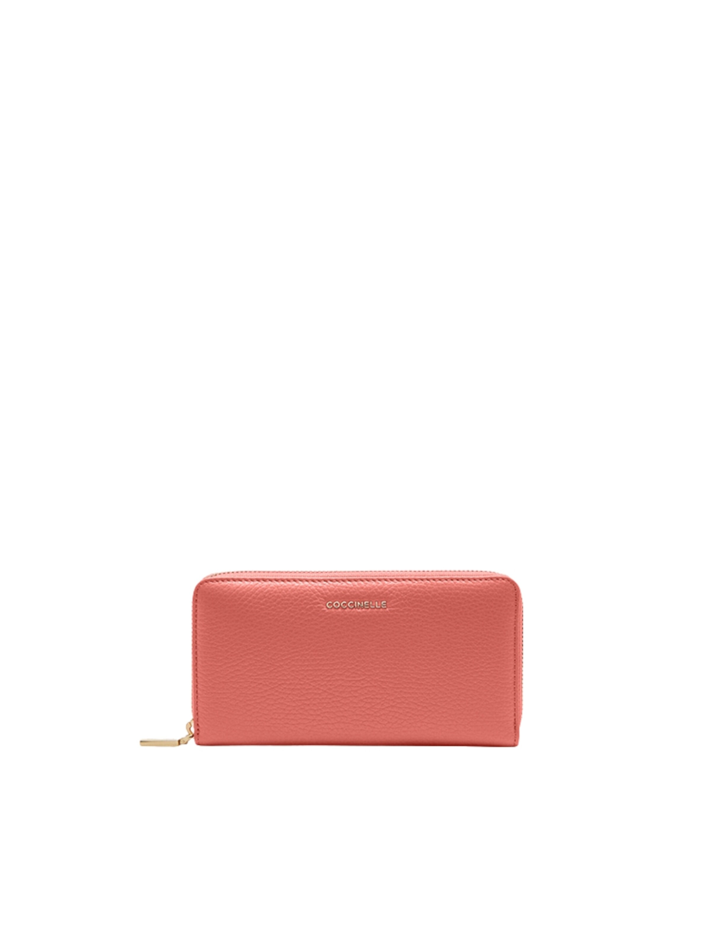Portamonete 'COCCINELLE METALLIC' di Coccinelle in rosa: frontale