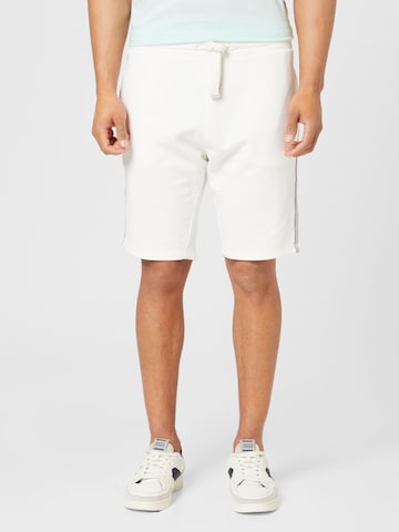 CAMP DAVID Regular Pants in Beige: front