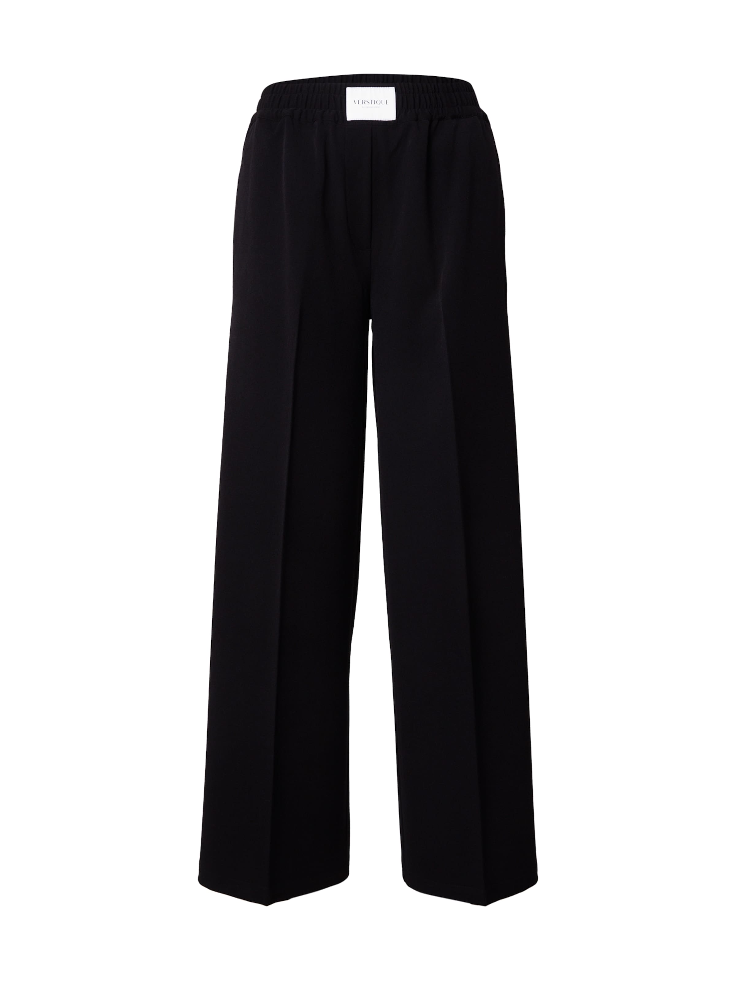 VERSTIQUE Wide leg Pants in Black: front