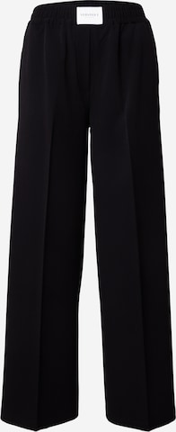 VERSTIQUE Широкий Штаны в Черный: спереди