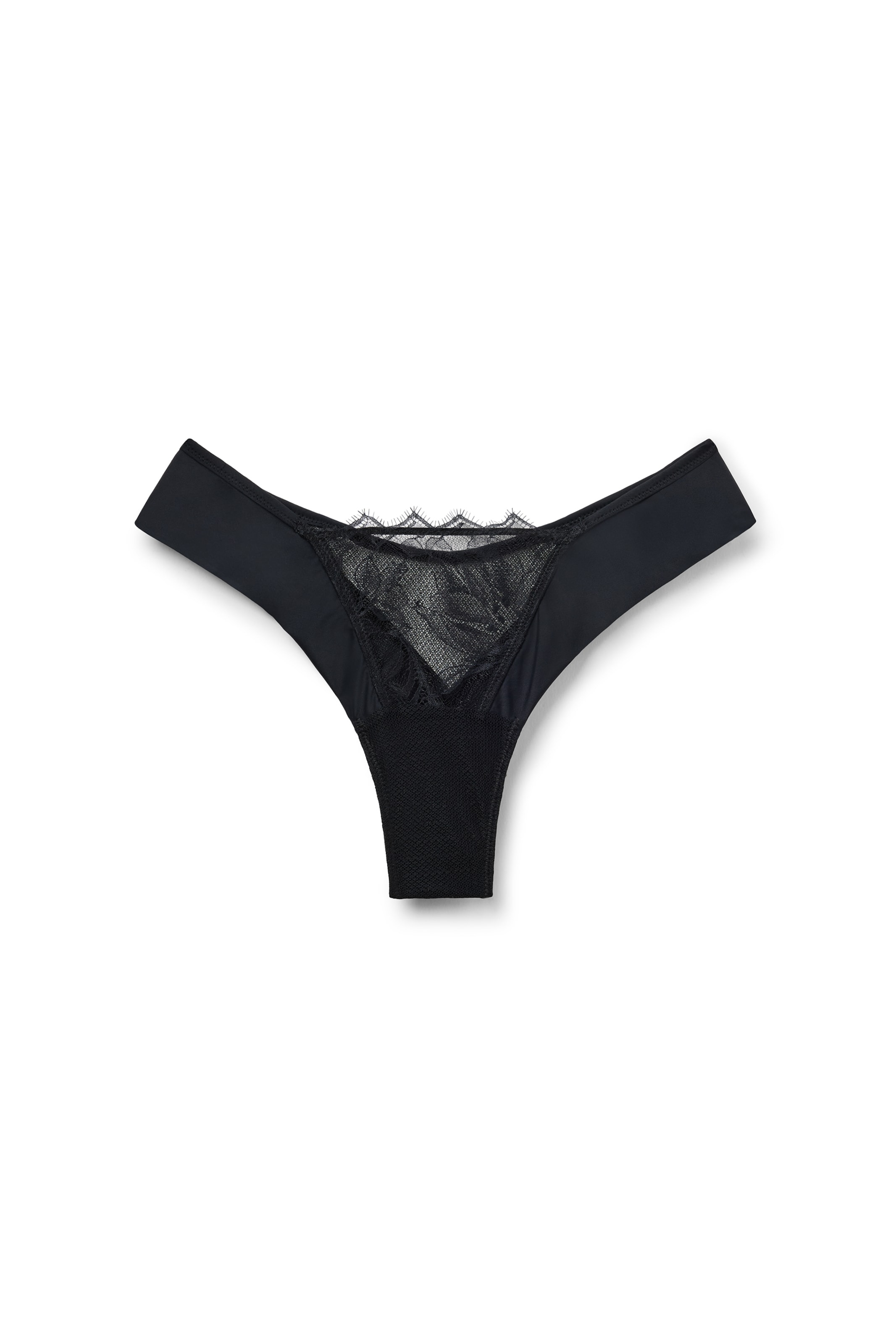 INTIMISSIMI Slip Brasilian 'Elena Playful Glamour' in Schwarz: Vorderseite
