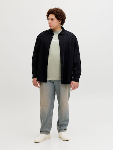 Jack & Jones Plus Shirt 'JORNorrebro' in Green