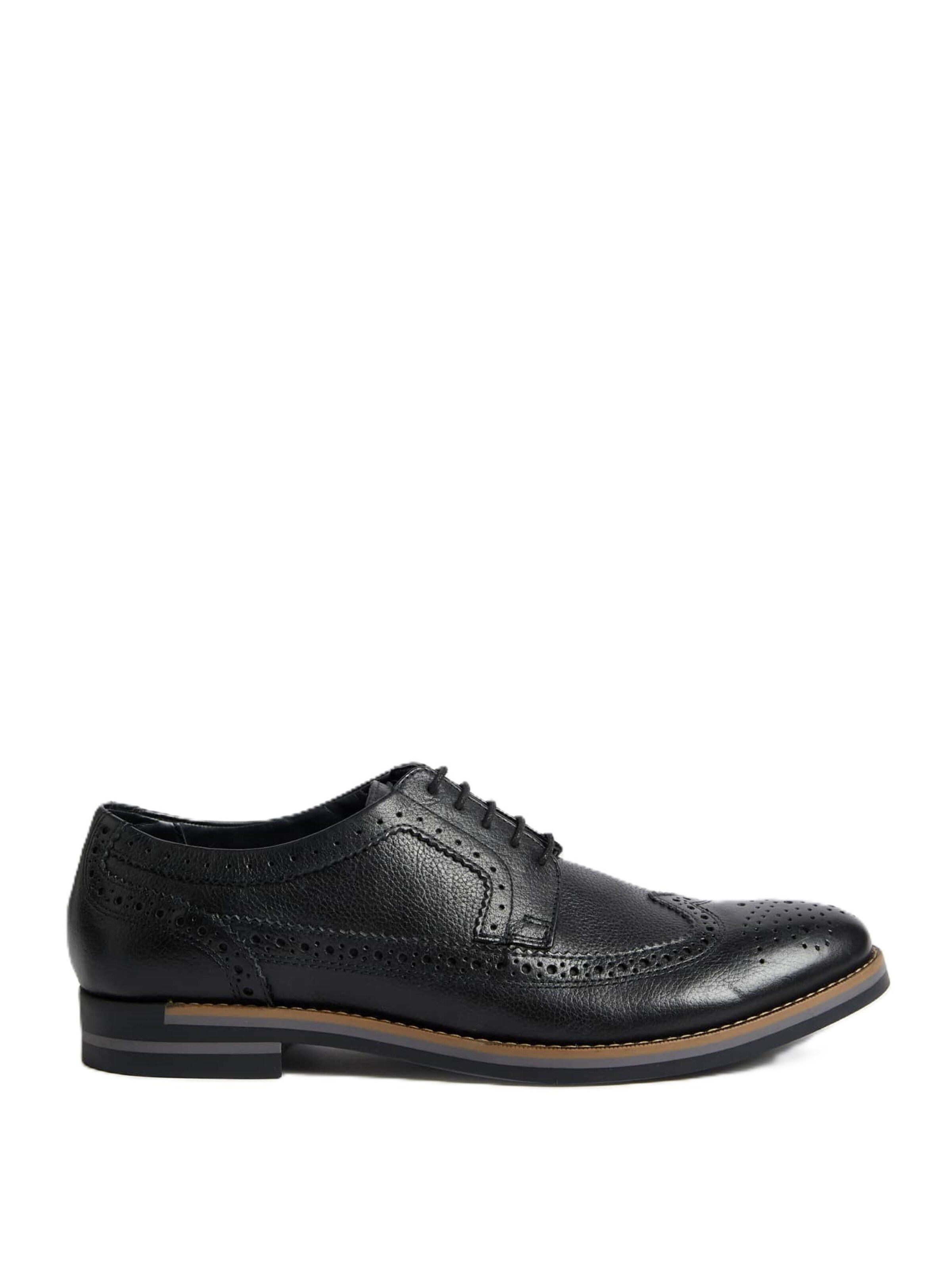 Marks & Spencer Lace-up shoe in Black: front