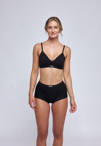 SNOCKS Boyshorts in Black: front