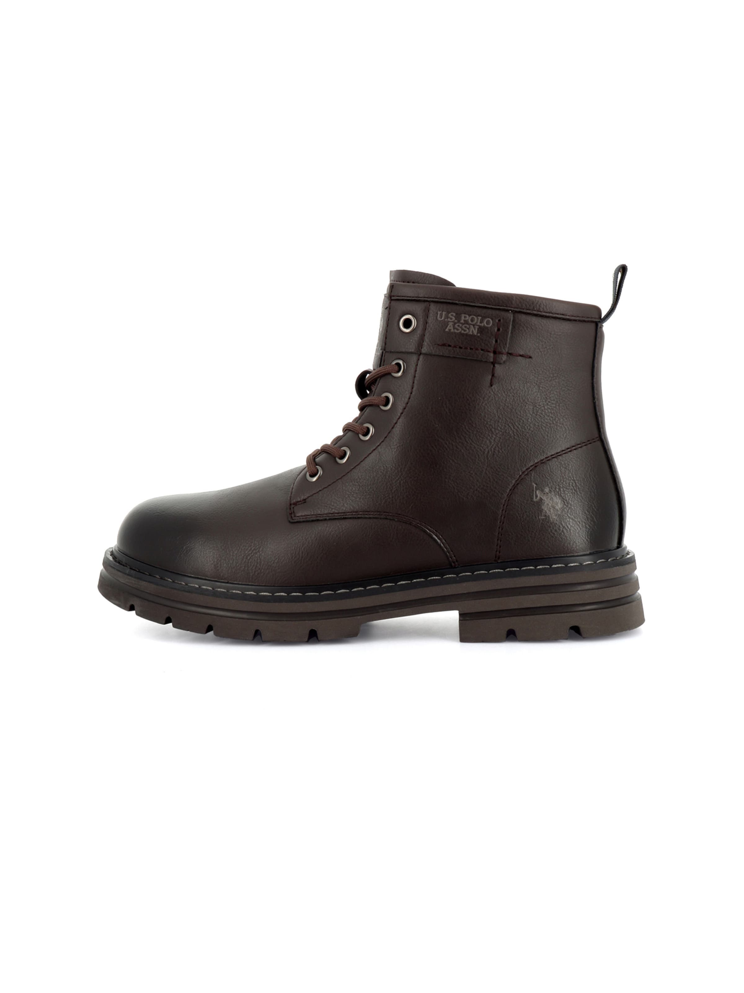 Bottines à lacets 'Berny' US POLO ASSN. en marron : devant