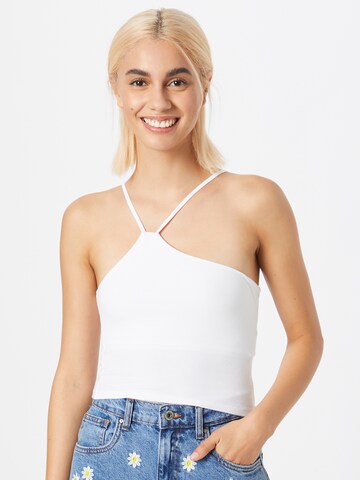 HOLLISTER Top in White: front