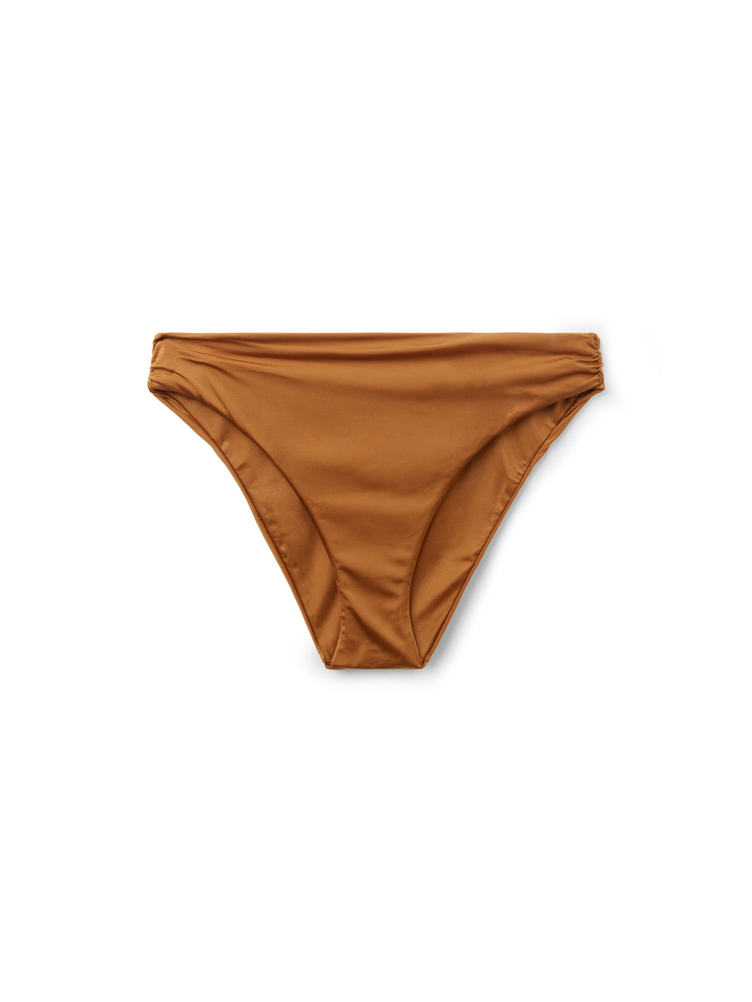 CALZEDONIA Bikini Bottoms in Brown: front