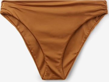CALZEDONIA Bikinihose 'Shiny Satin' in Braun: Vorderseite