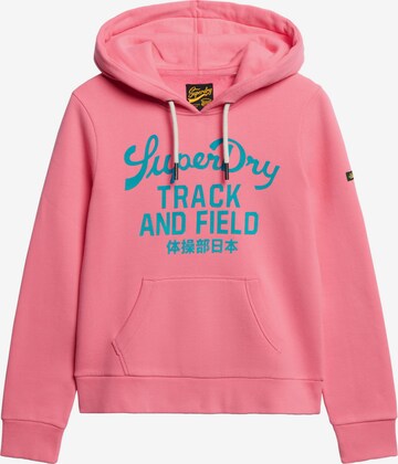 Sweat-shirt Superdry en rose : devant