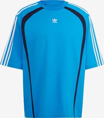ADIDAS ORIGINALS Shirt in de kleur Azuur / Zwart / Wit, Productweergave