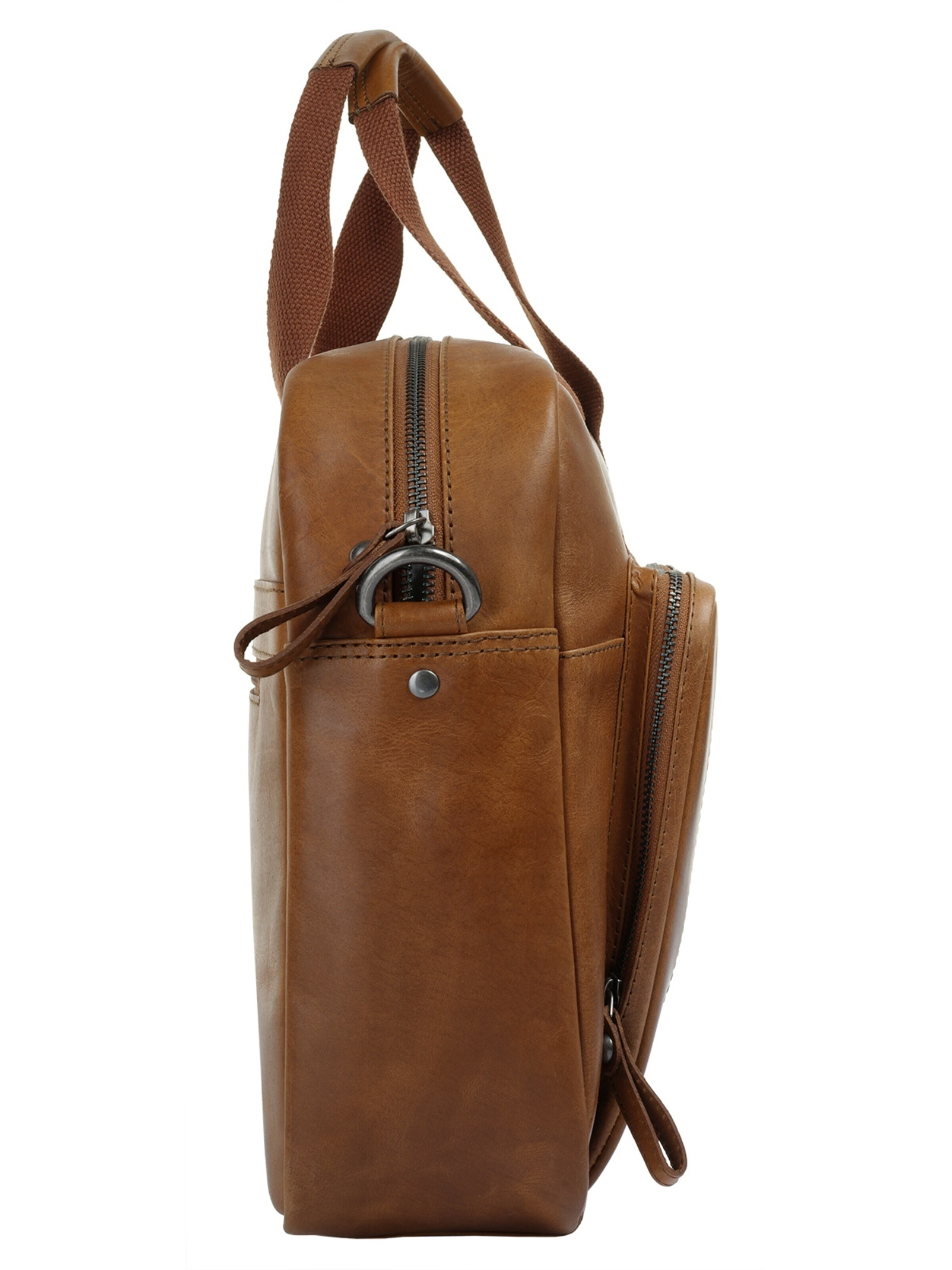 SANSIBAR Aktenkoffer 'BUSINESS BAG, BLACK'‌‌‌‌‌‌‌ in Braun