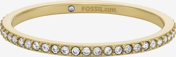 FOSSIL Ring in Gold: front