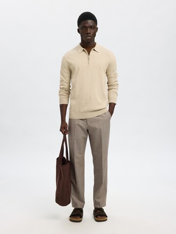 SELECTED Pullover 'SLHBERG' in Beige