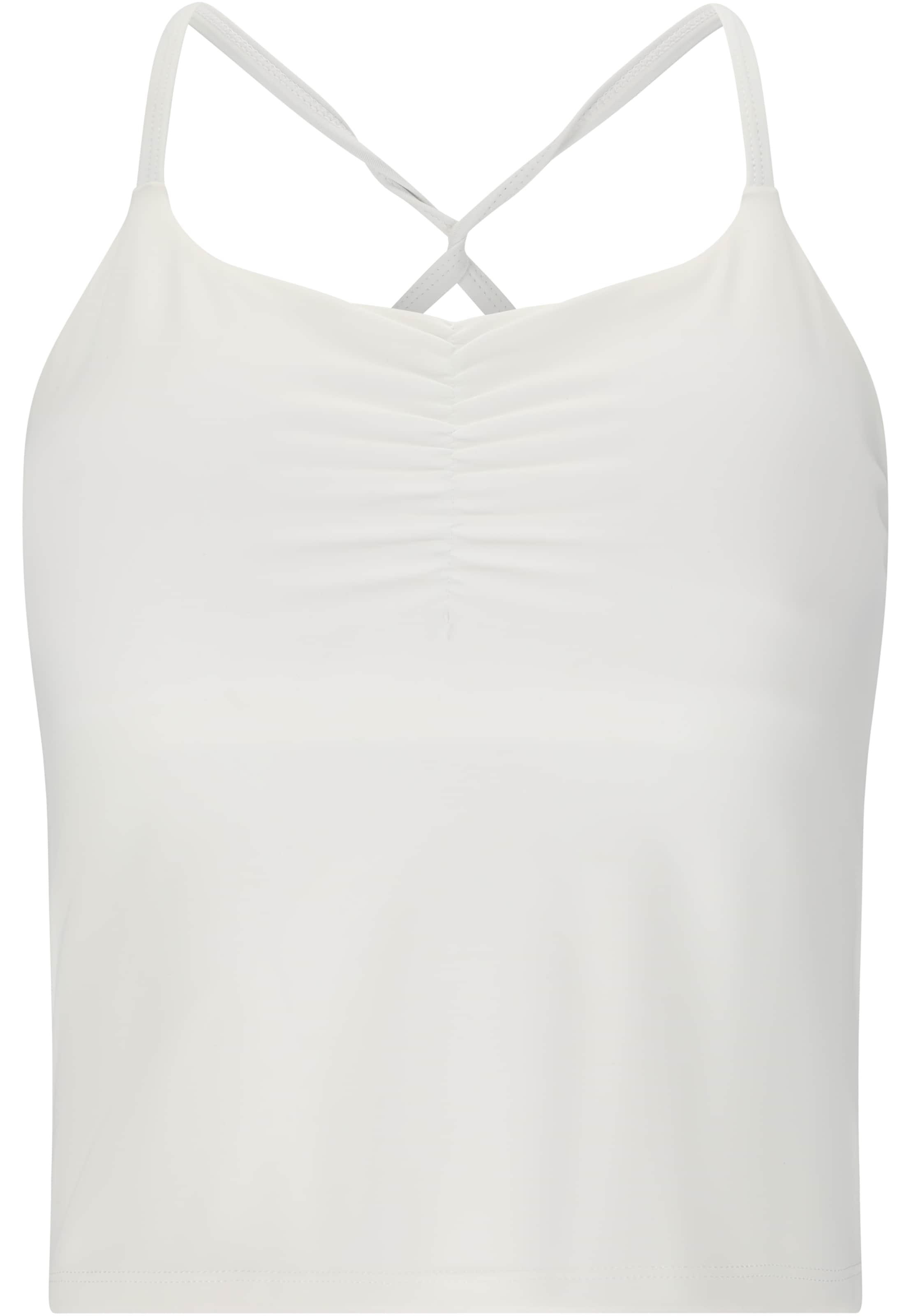 Athlecia Sporttop 'Ashly' in Wit: voorkant
