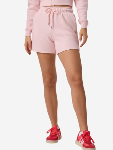 Regular Pantalon 'Los Angeles' Denim Factory en rose : devant