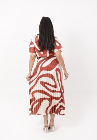 Elara Dress in Brown