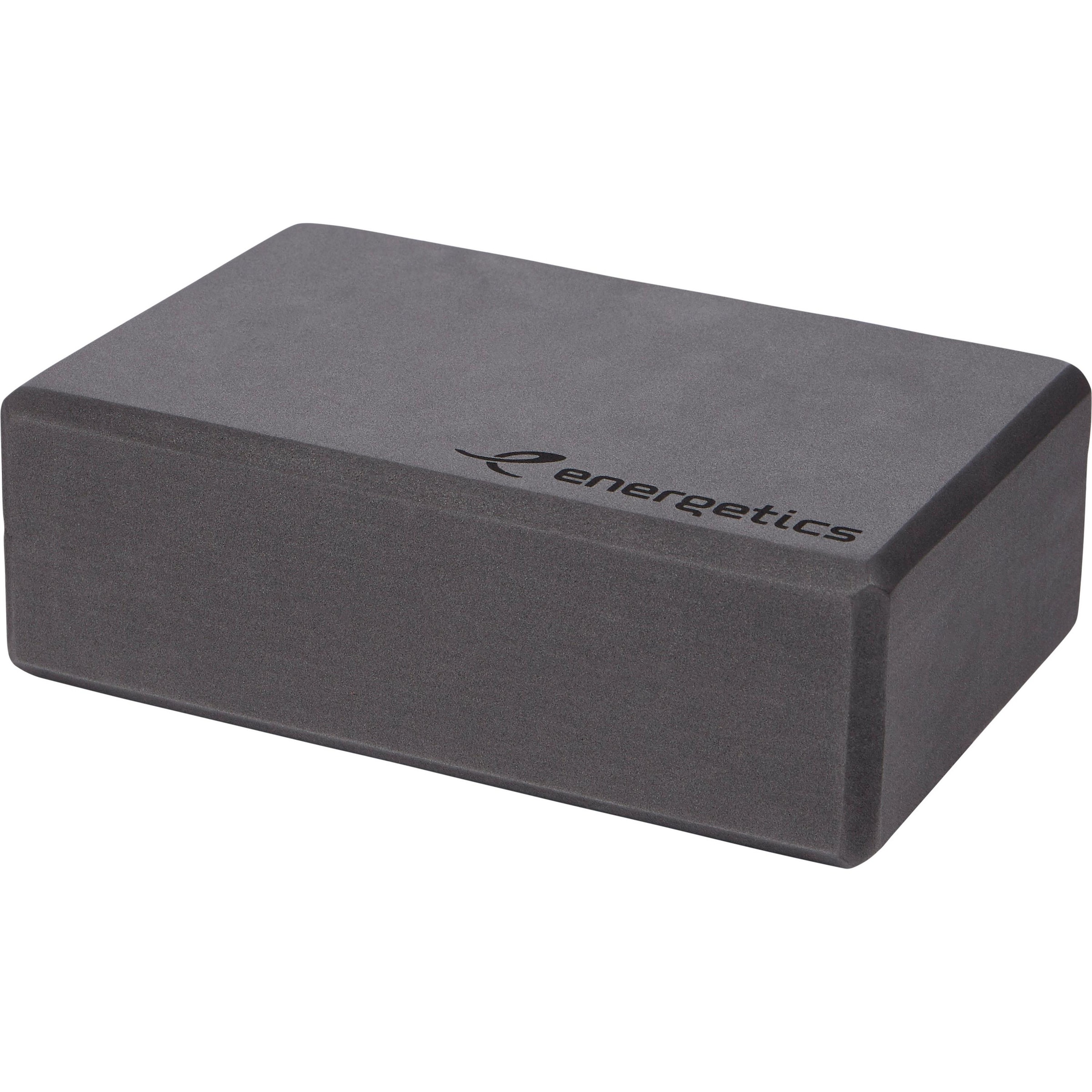 ENERGETICS Yoga Block in Grau: Vorderseite