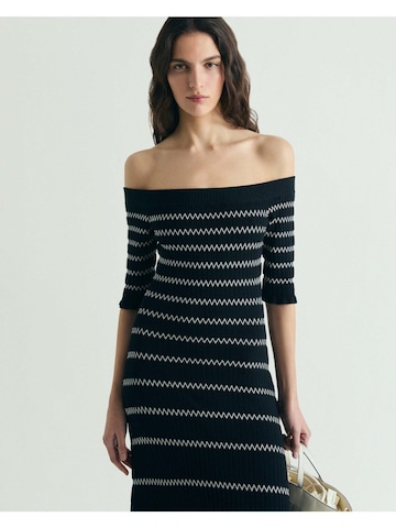 Scalpers Úpletové šaty – černá