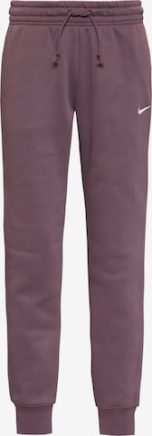 Nike Sportswear Byxa 'Phoenix Fleece' i lila: framsida