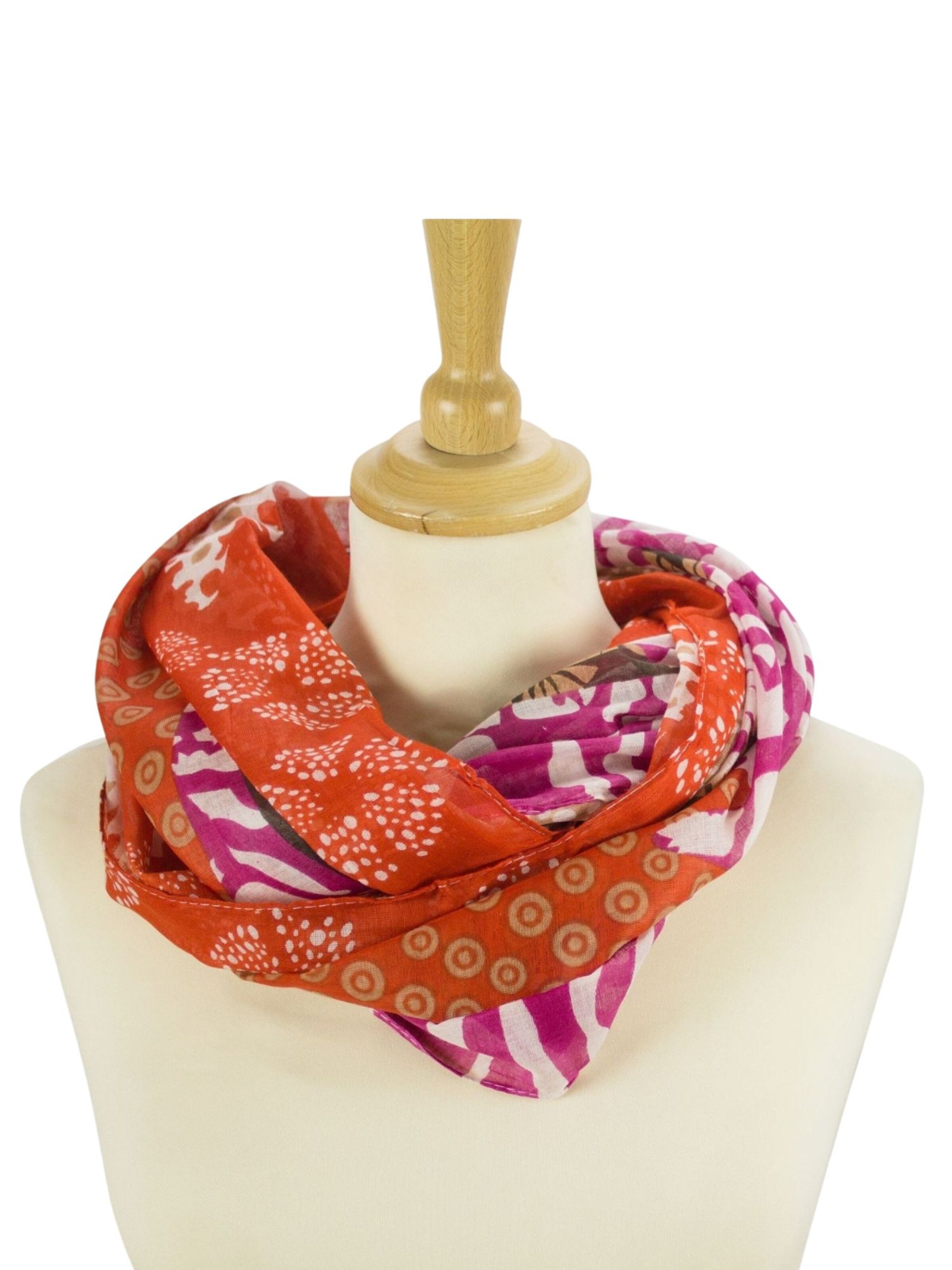 Sunsa Tube Scarf 'Sunsa' in Red