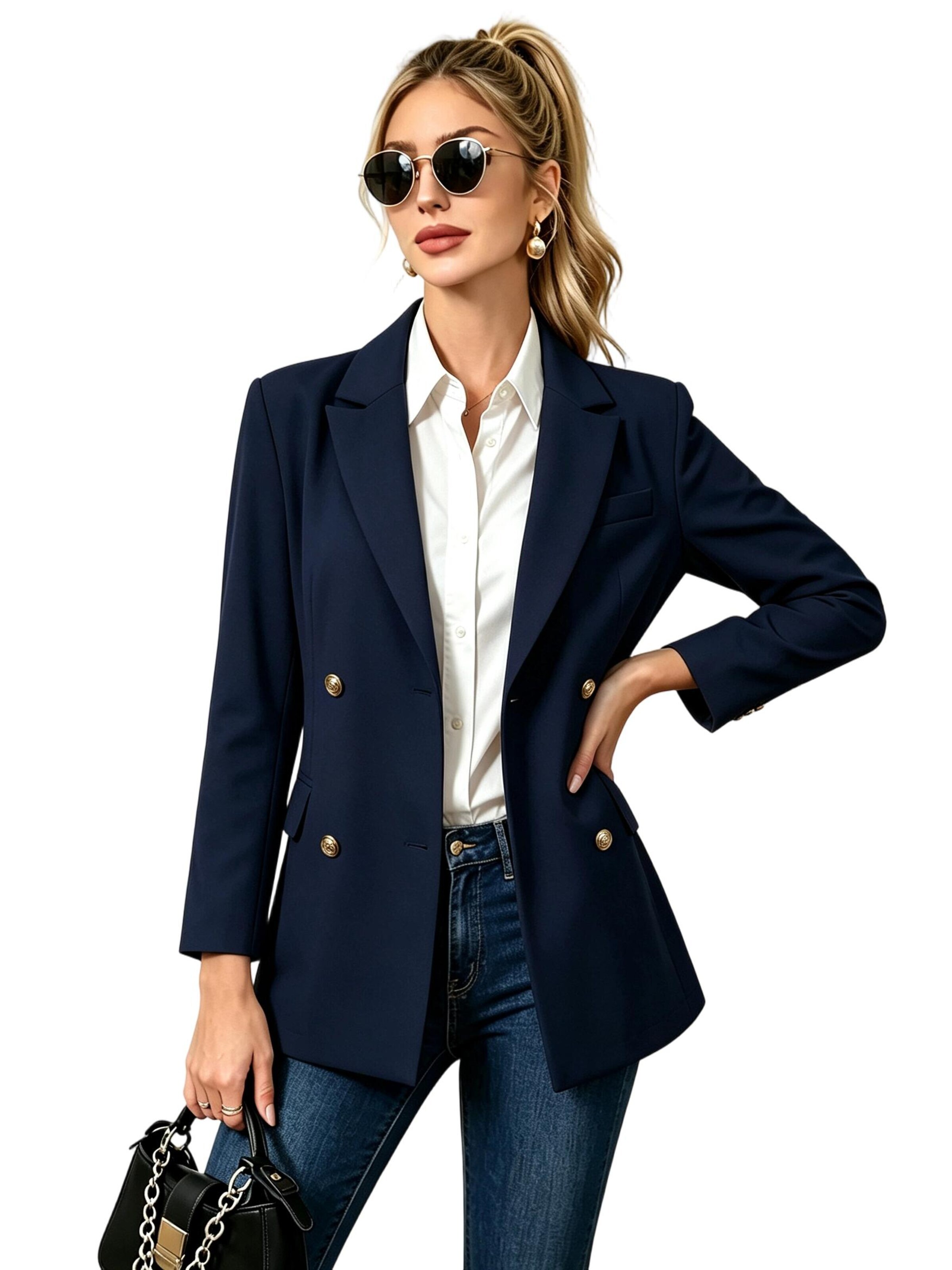 MODIURBAN Blazer in Blue