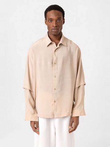 Fit confort Chemise Dandalo en beige : devant