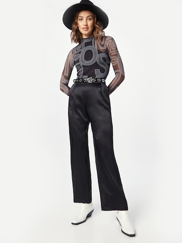 MORE & MORE Wide leg Pleat-front trousers in Black